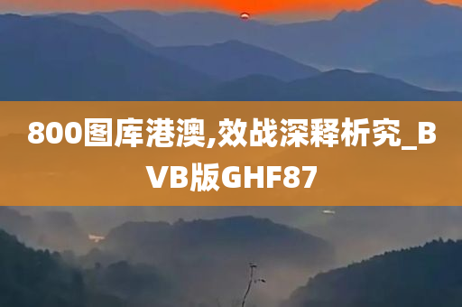 800图库港澳,效战深释析究_BVB版GHF87