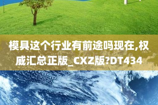 模具这个行业有前途吗现在,权威汇总正版_CXZ版?DT434