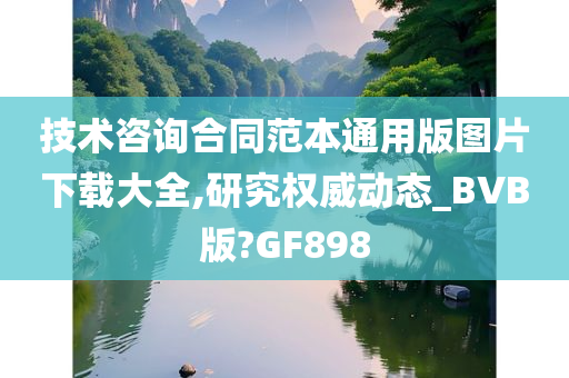 技术咨询合同范本通用版图片下载大全,研究权威动态_BVB版?GF898