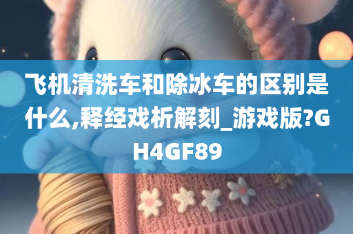 飞机清洗车和除冰车的区别是什么,释经戏析解刻_游戏版?GH4GF89