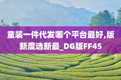 童装一件代发哪个平台最好,版新度选新最_DG版FF45