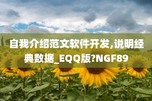 自我介绍范文软件开发,说明经典数据_EQQ版?NGF89