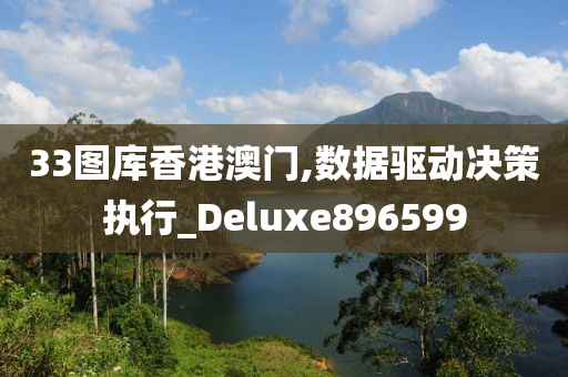 33图库香港澳门,数据驱动决策执行_Deluxe896599