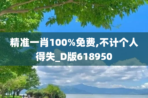 精准一肖100%免费,不计个人得失_D版618950