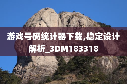 游戏号码统计器下载,稳定设计解析_3DM183318