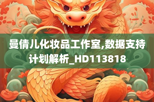 曼倩儿化妆品工作室,数据支持计划解析_HD113818