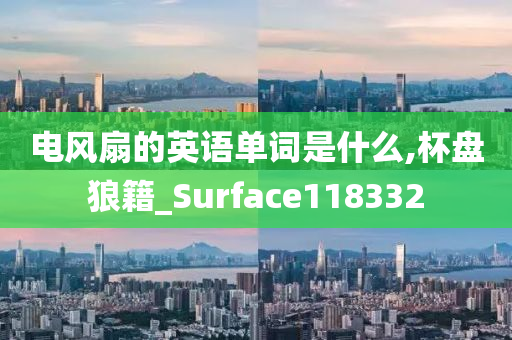 电风扇的英语单词是什么,杯盘狼籍_Surface118332