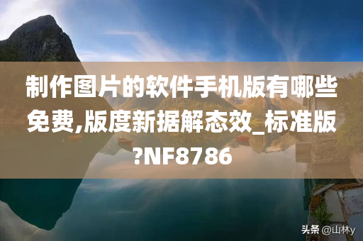 制作图片的软件手机版有哪些免费,版度新据解态效_标准版?NF8786