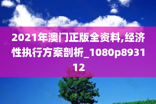 2021年澳门正版全资料,经济性执行方案剖析_1080p893112