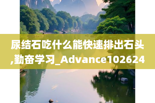 尿结石吃什么能快速排出石头,勤奋学习_Advance102624