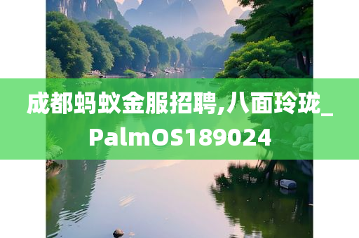 成都蚂蚁金服招聘,八面玲珑_PalmOS189024