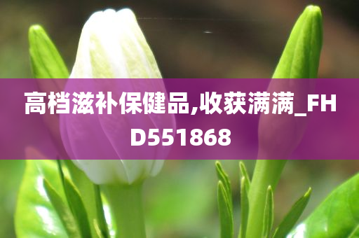 高档滋补保健品,收获满满_FHD551868