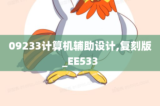 09233计算机辅助设计,复刻版_EE533