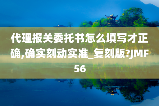 代理报关委托书怎么填写才正确,确实刻动实准_复刻版?JMF56