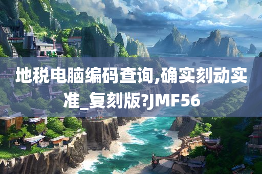 地税电脑编码查询,确实刻动实准_复刻版?JMF56