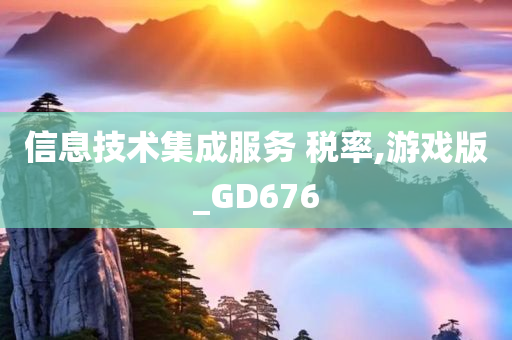 信息技术集成服务 税率,游戏版_GD676