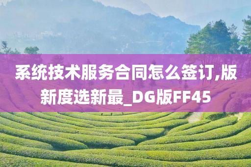 系统技术服务合同怎么签订,版新度选新最_DG版FF45