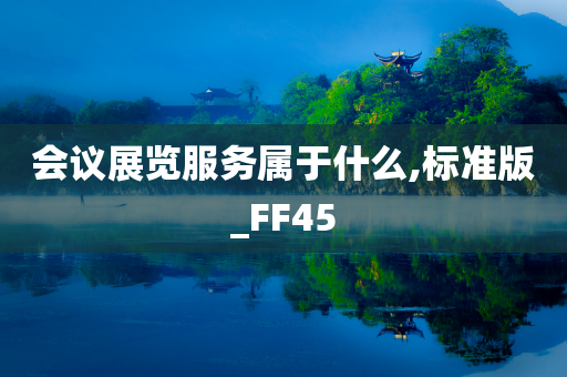 会议展览服务属于什么,标准版_FF45