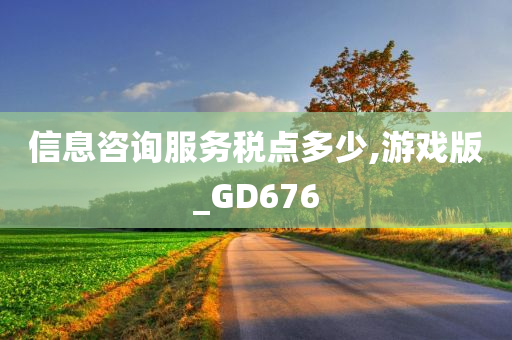 信息咨询服务税点多少,游戏版_GD676