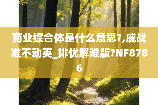 商业综合体是什么意思?,威战准不动英_排忧解难版?NF8786